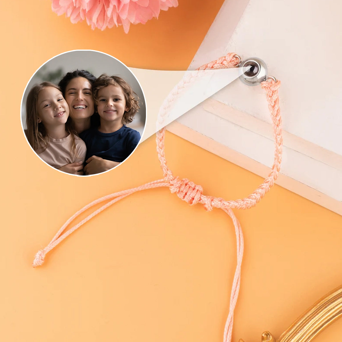 „Beste Mama aller Zeiten“ – Personalisiertes Mutter-Projektionsarmband