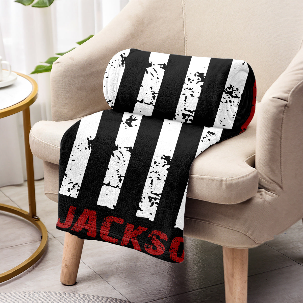 Stolzer Feuerwehrmann – Geschenk für Feuerwehrleute, Väter, Ehemänner, Söhne – Personalisierte Decke