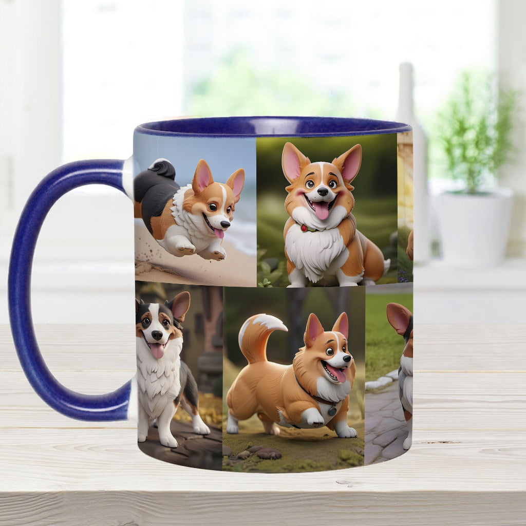 Cartoonisierte Haustierfoto-Collage – Geschenk für Hunde- und Katzenliebhaber – Personalisierte Tasse