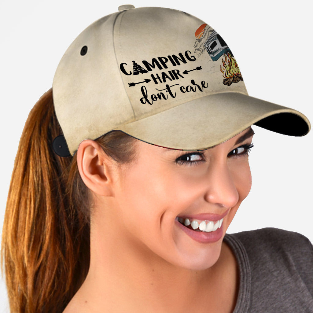 Campingfrisur egal – Personalisierte klassische Campingmütze