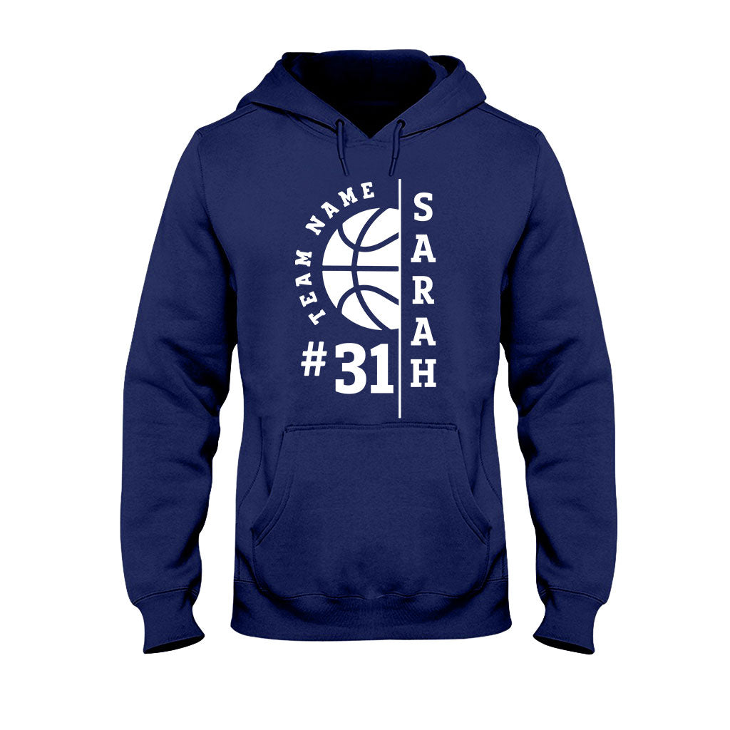 Liebe Basketball – Personalisiertes Basketball-T-Shirt und Hoodie