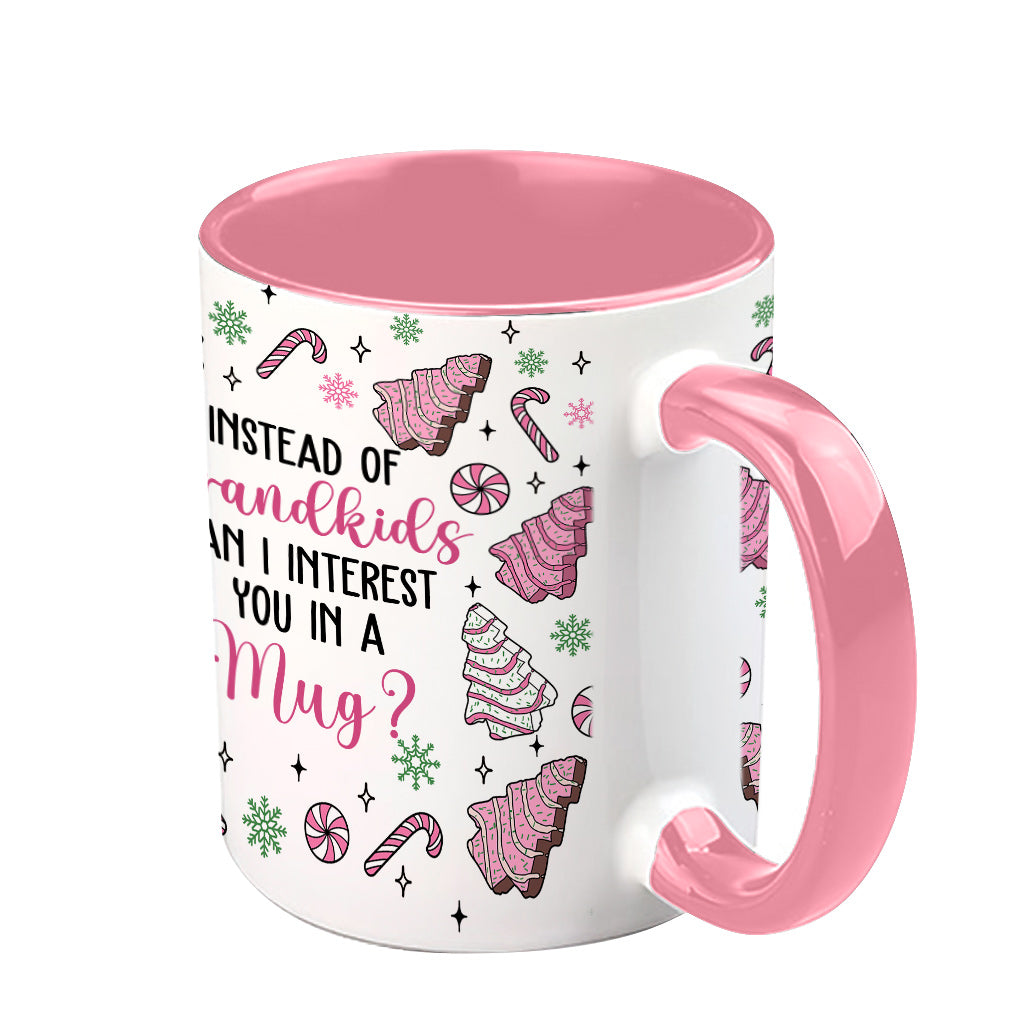 Statt Enkelkinder – Geschenk für Mama – Personalisierte Tasse mit Akzent