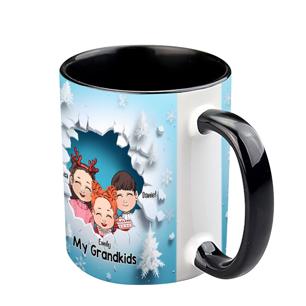 Meine Enkelkinder – Personalisierte Tasse mit Oma-Akzent