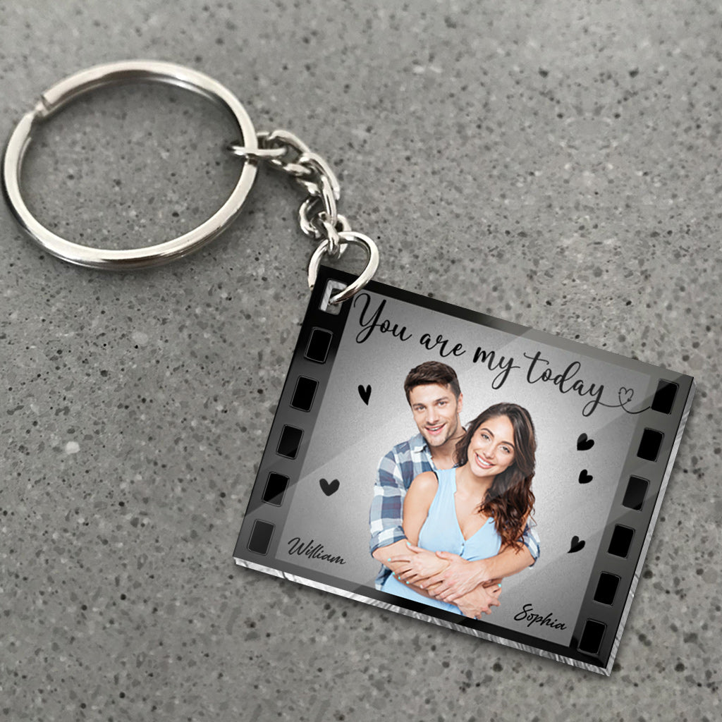 Du bist mein Heute und all meine Zukünfte – Personalisierter Schlüsselanhänger für Paare