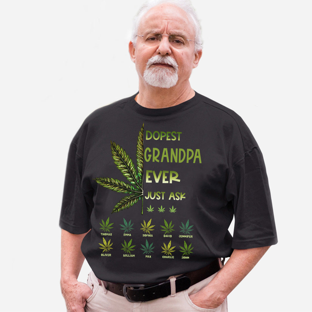 Der coolste Papa aller Zeiten – Geschenk für Papa, Oma, Opa, Mama, Onkel, Tante, Bruder, Schwester – Personalisiertes T-Shirt und Hoodie