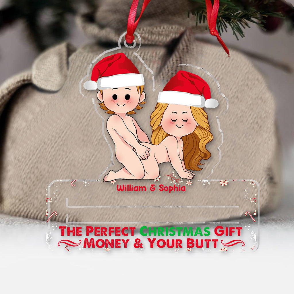 Das perfekte Weihnachtsgeschenk – Personalisierter transparenter Weihnachtsschmuck für Paare