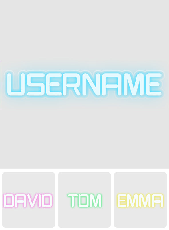 Gamerzimmer – Personalisierte Videospiel-Neonreklame