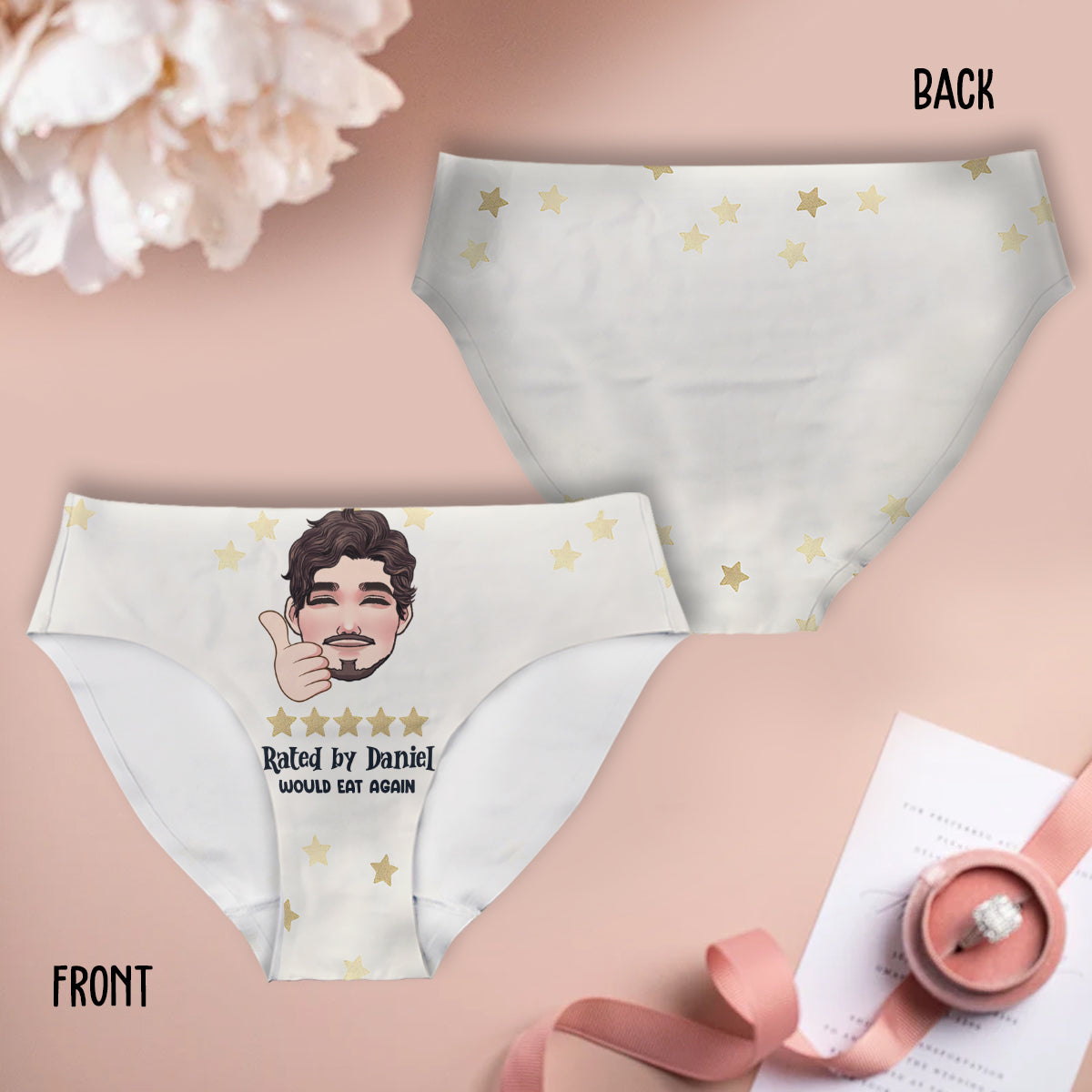 Würde ich wieder machen – personalisierte Damen-Slips und Herren-Boxershorts für Paare