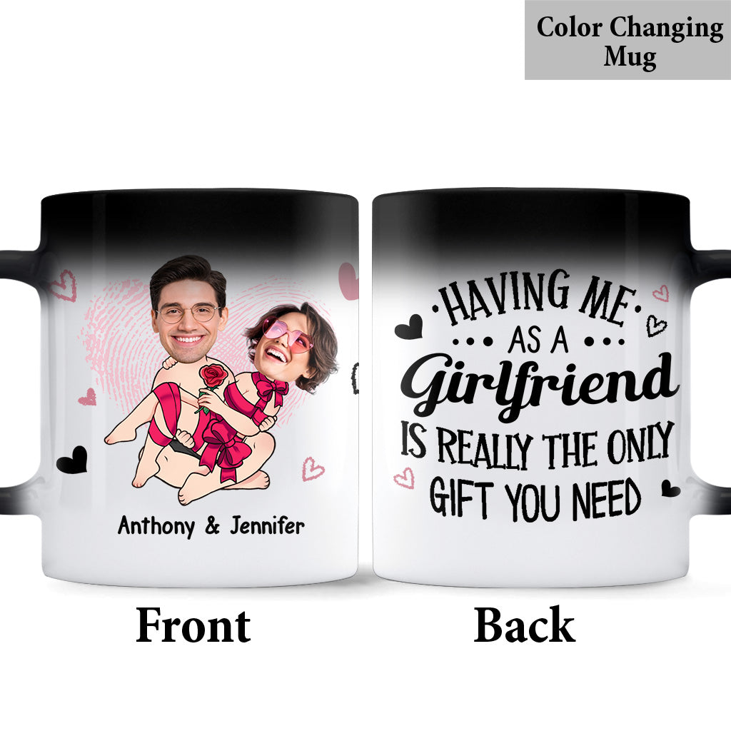Das einzige Geschenk, das Sie brauchen – personalisierte Tasse für Paare