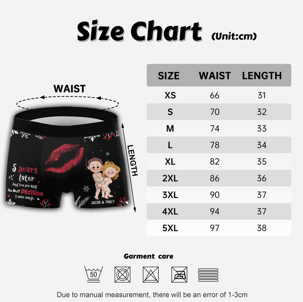 Die beste Entscheidung – personalisierte Boxershorts für Männerpaare