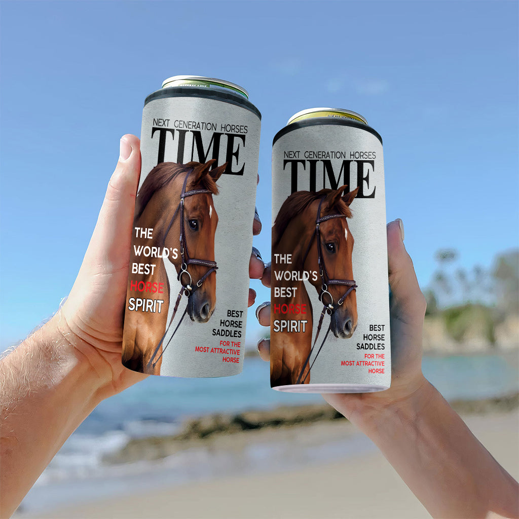 Magazine Covers - Personalized Horse Can Cooler
