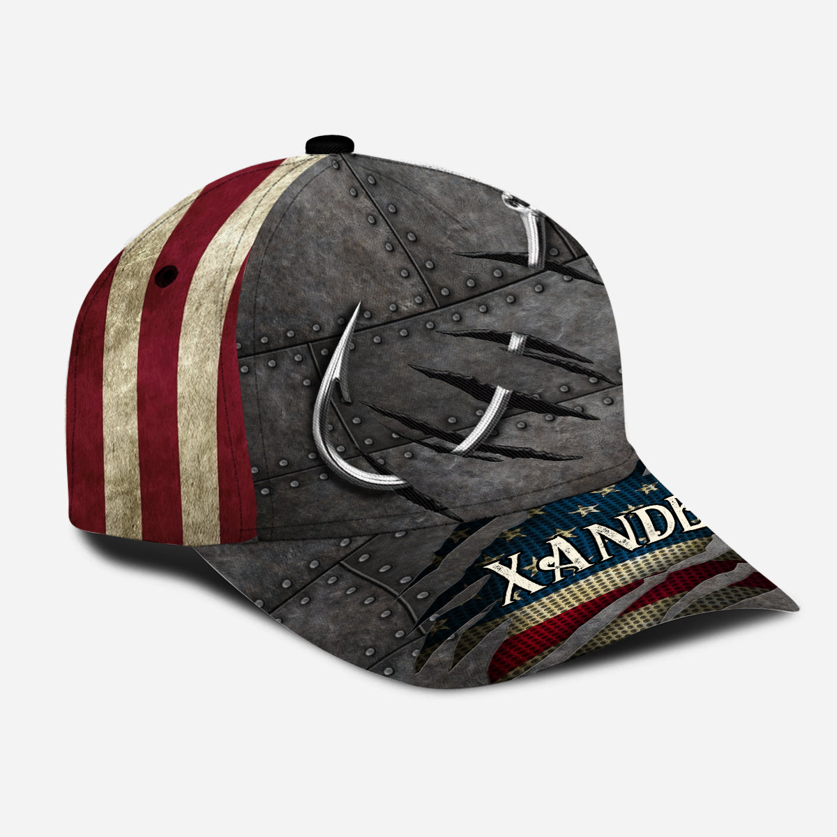 Angelhaken-Design – Personalisierte klassische Angelkappe