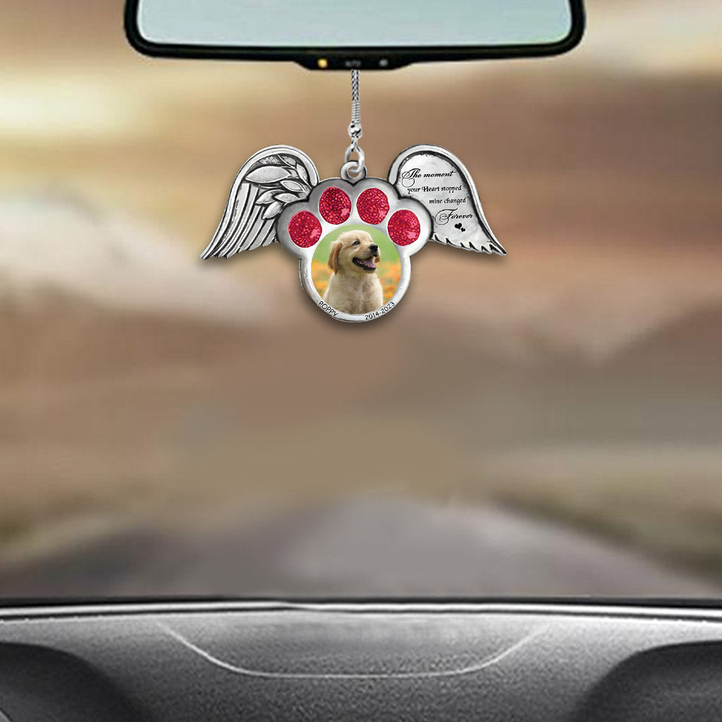 The Moment Your Heart Stopped - Personalized Dog Car Ornament