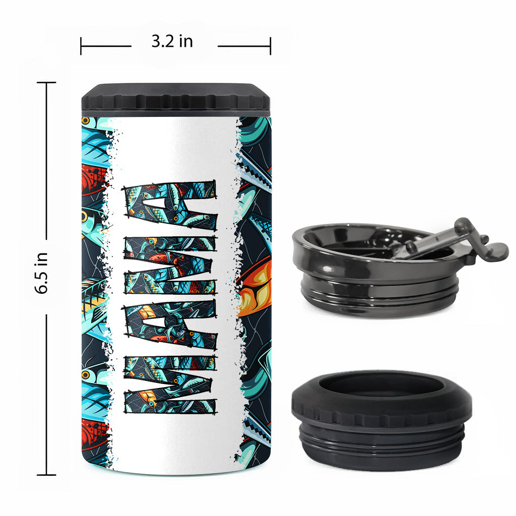 Reel Cool Dad – Angelgeschenk für Papa, Opa, ihn, Ehemann – Personalisierter Dosenkühler