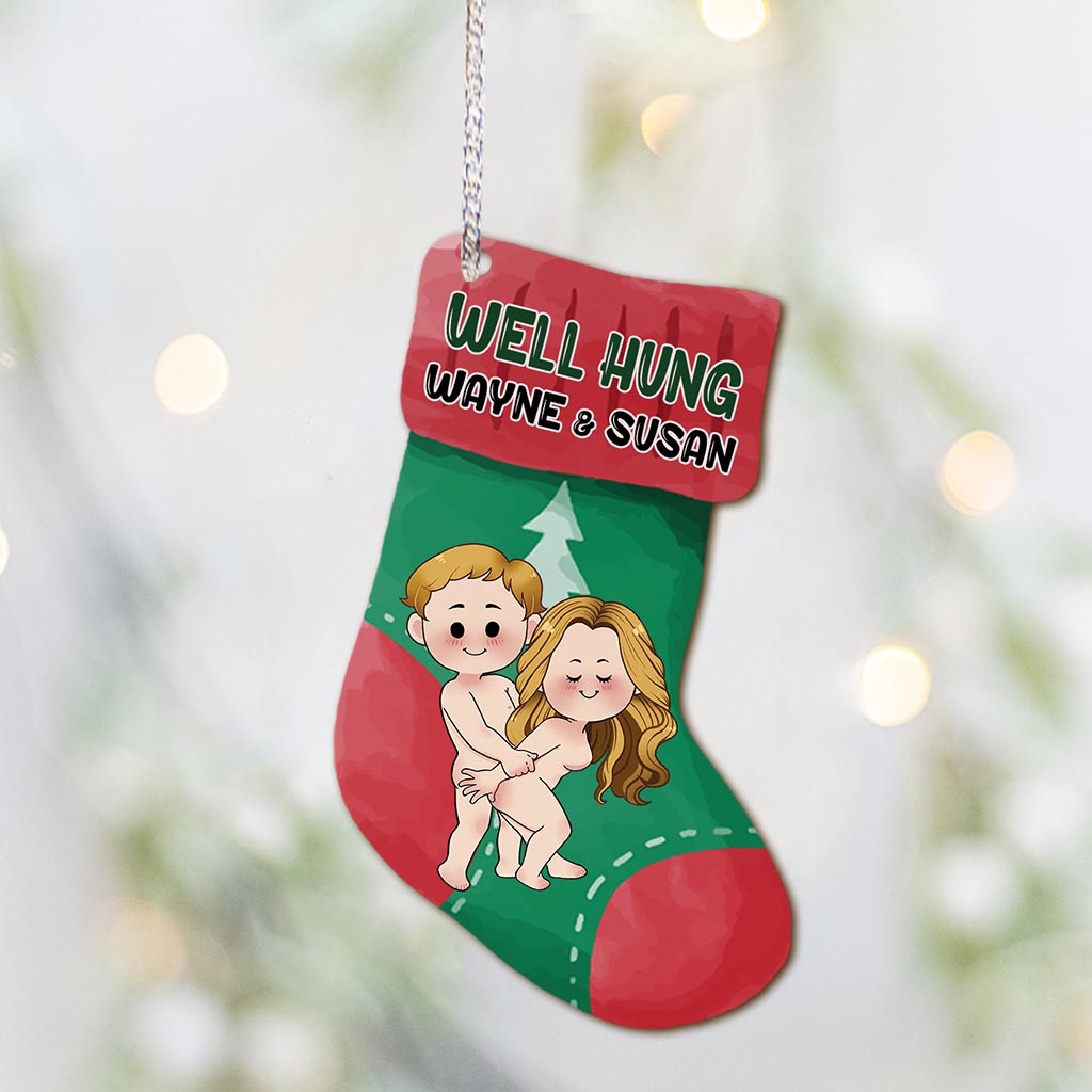 Well Hung - Personalized Couple Ornament