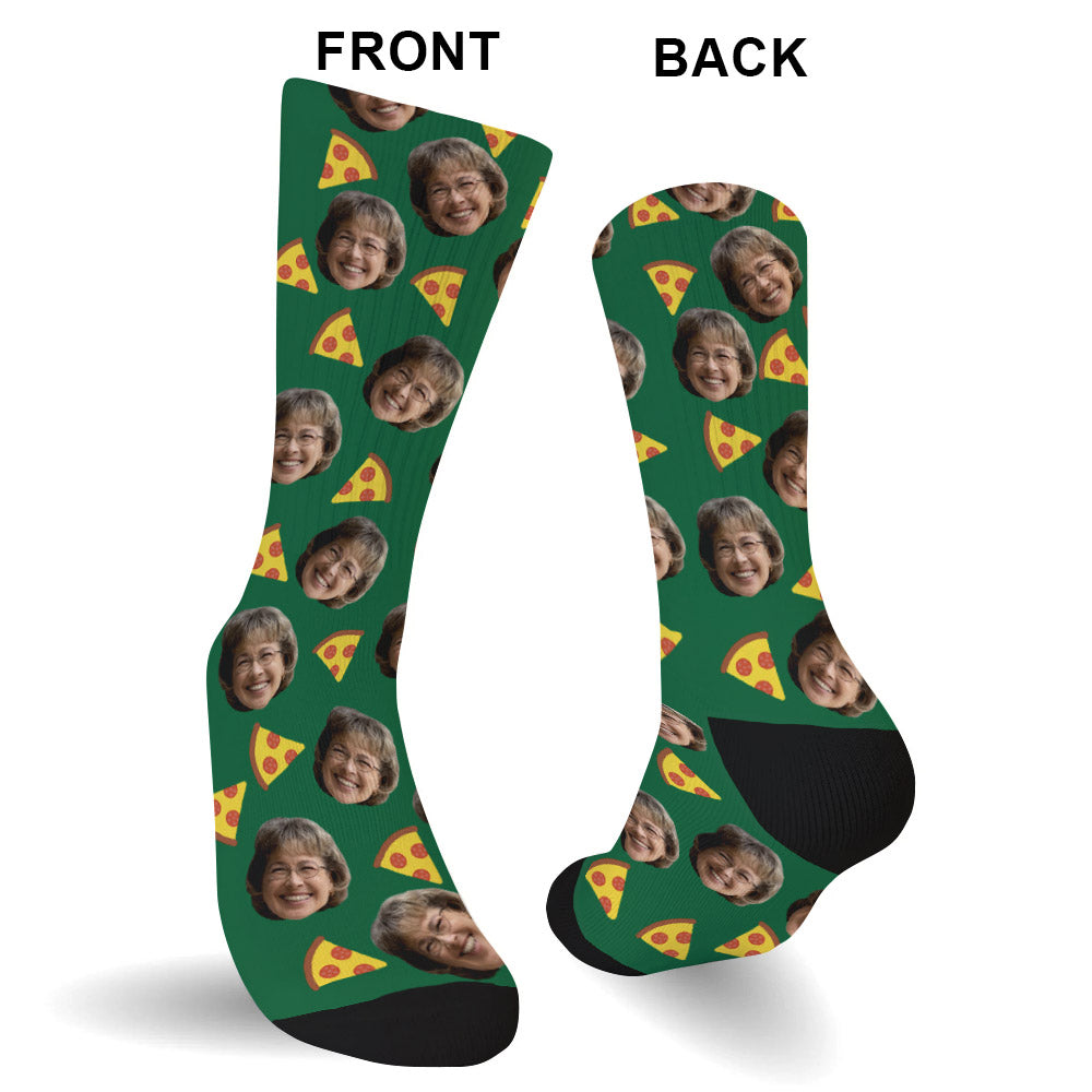 Funny Icon Pattern - Personalized Grandma Socks