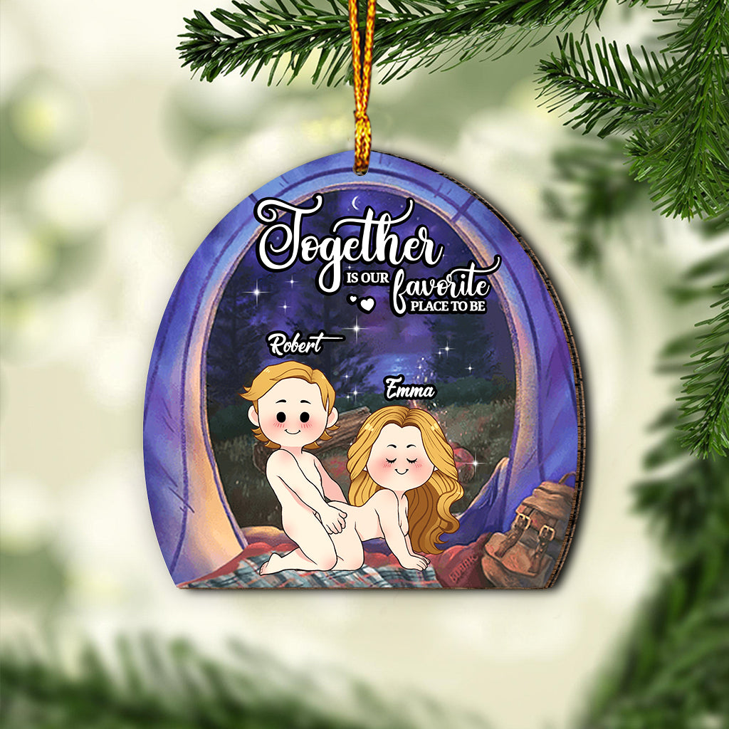 Gemeinsam sind wir am liebsten – personalisierter Camping-Anhänger