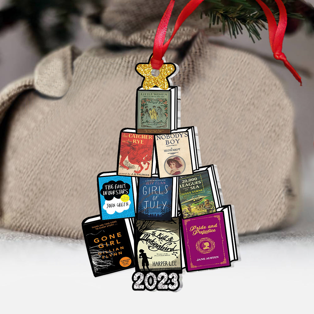 A Year Of Books - Personalized Book Ornament