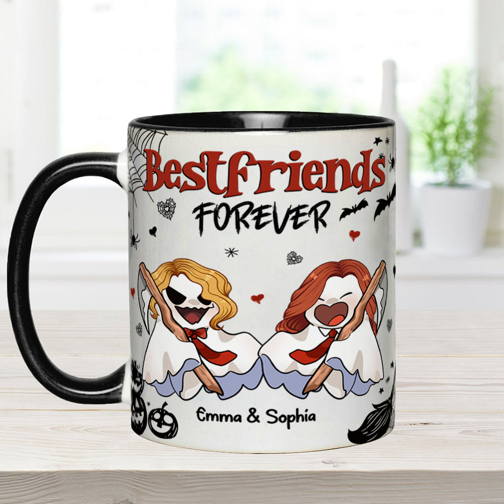 Für immer beste Freundin - Personalisierte Tasse mit dem Aufdruck „Beste Freundin“.