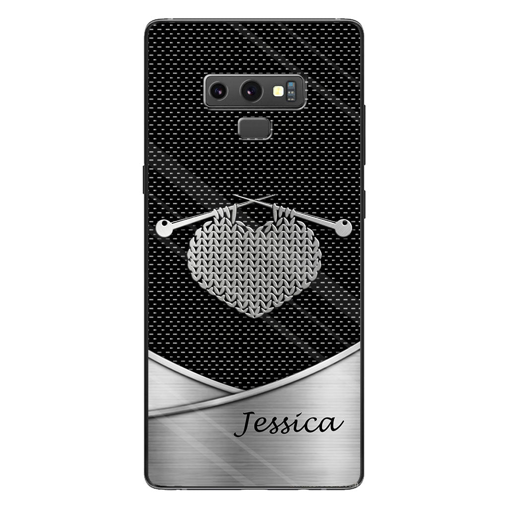 Love Knitting - Personalized Knitting Phone Case