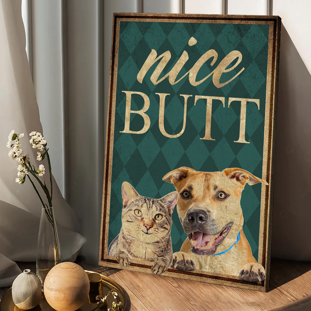 Schönes Hundefoto hochladen – Personalisierte Hundeleinwand und Poster