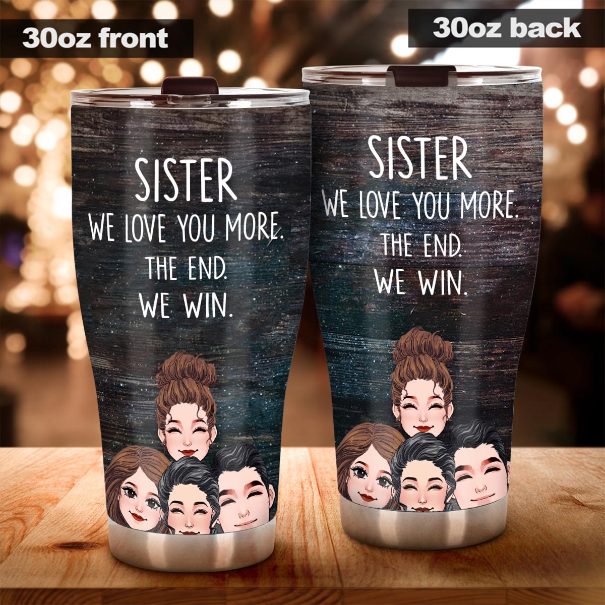 Papa, ich liebe dich mehr – Geschenk für Papa, Oma, Opa, Mama, Onkel, Tante – Personalisierter Trinkbecher