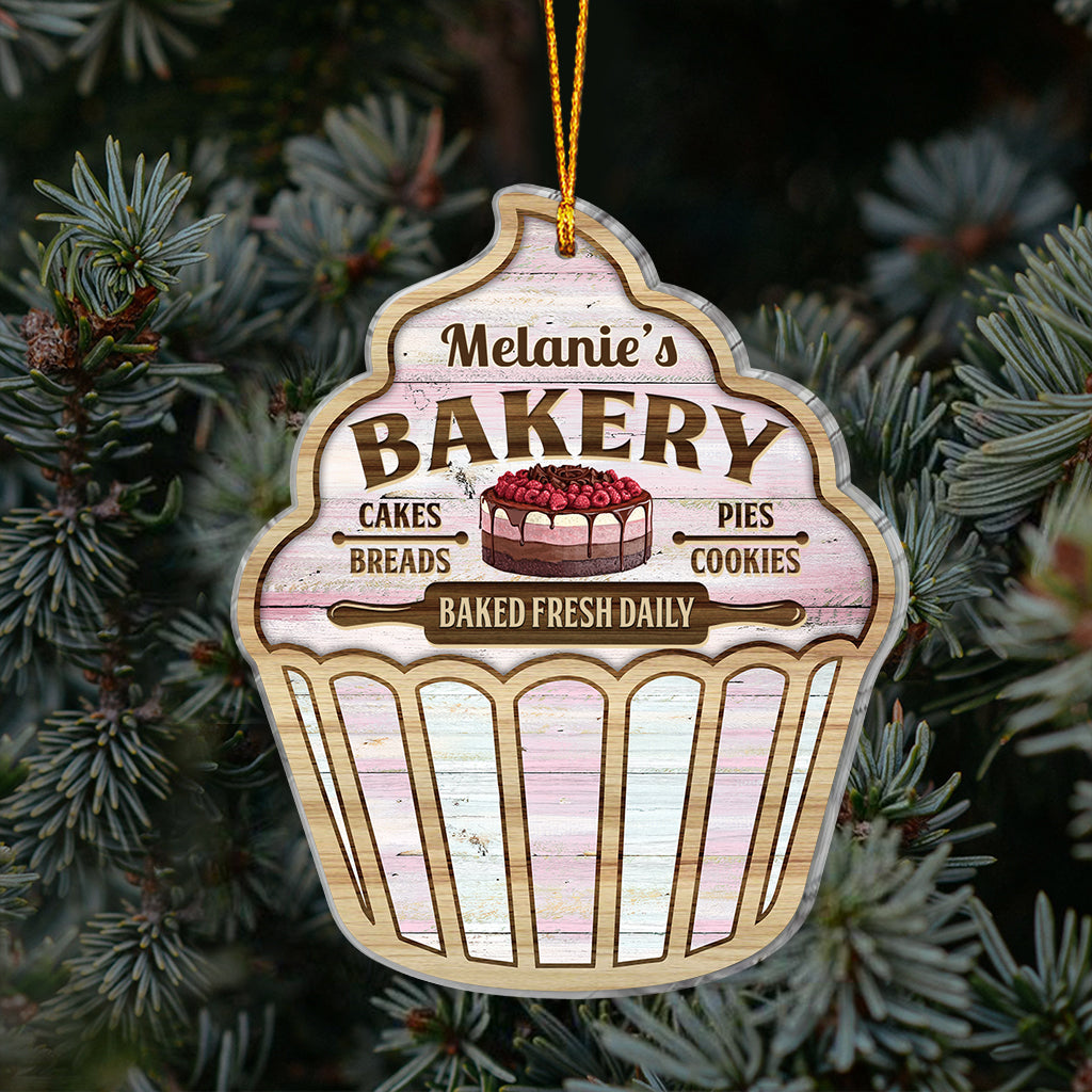 Einfach ein Mädchen, das Backen liebt – personalisierter Backschmuck