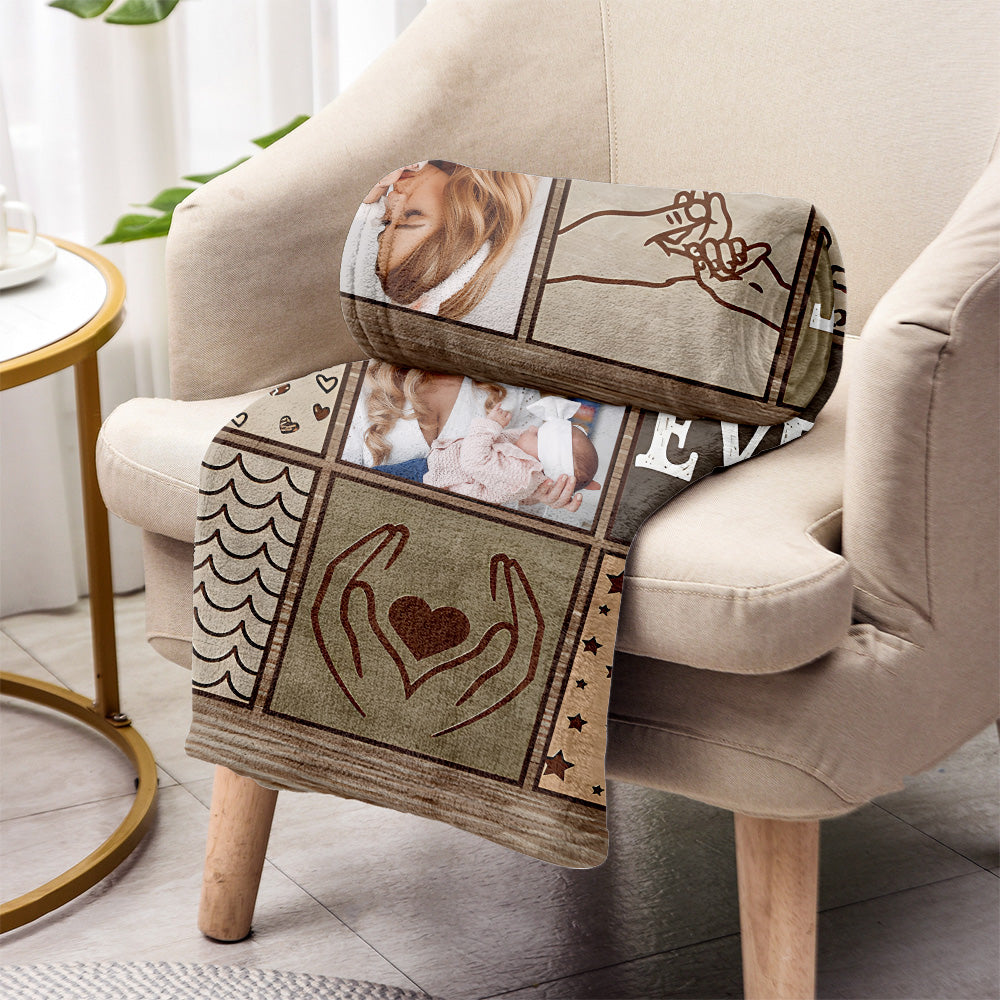 Beste Mama aller Zeiten – Personalisierte Mutterdecke
