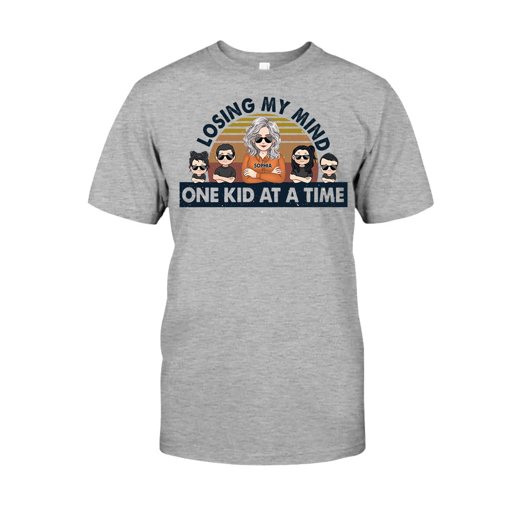Losing My Mind One Kid At A Time - Gift for dad, dad - Personalized T-shirt And Hoodie