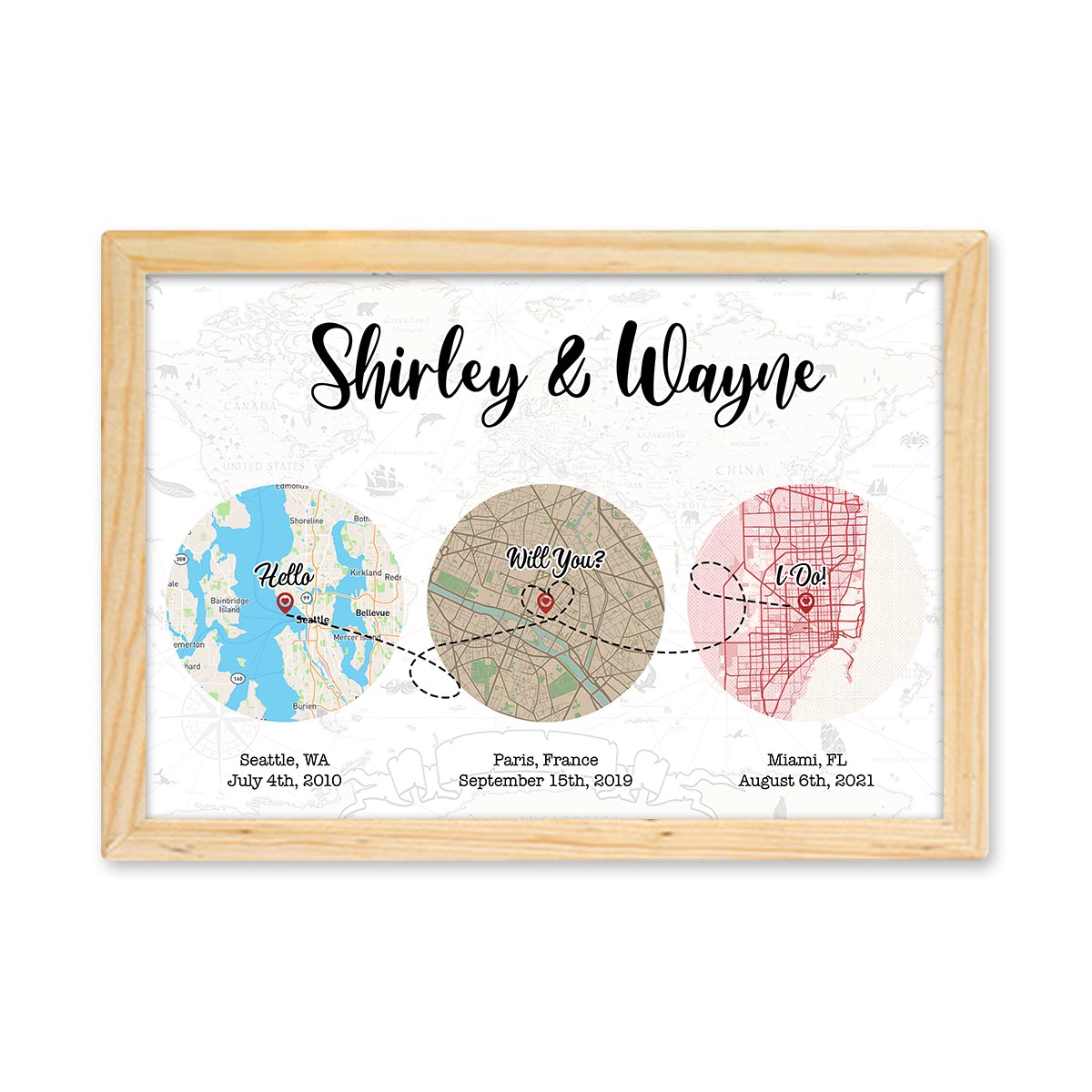 Hallo, willst du, dass ich es tue? - Personalisierter Fotorahmen mit Beleuchtung für Ehepaare