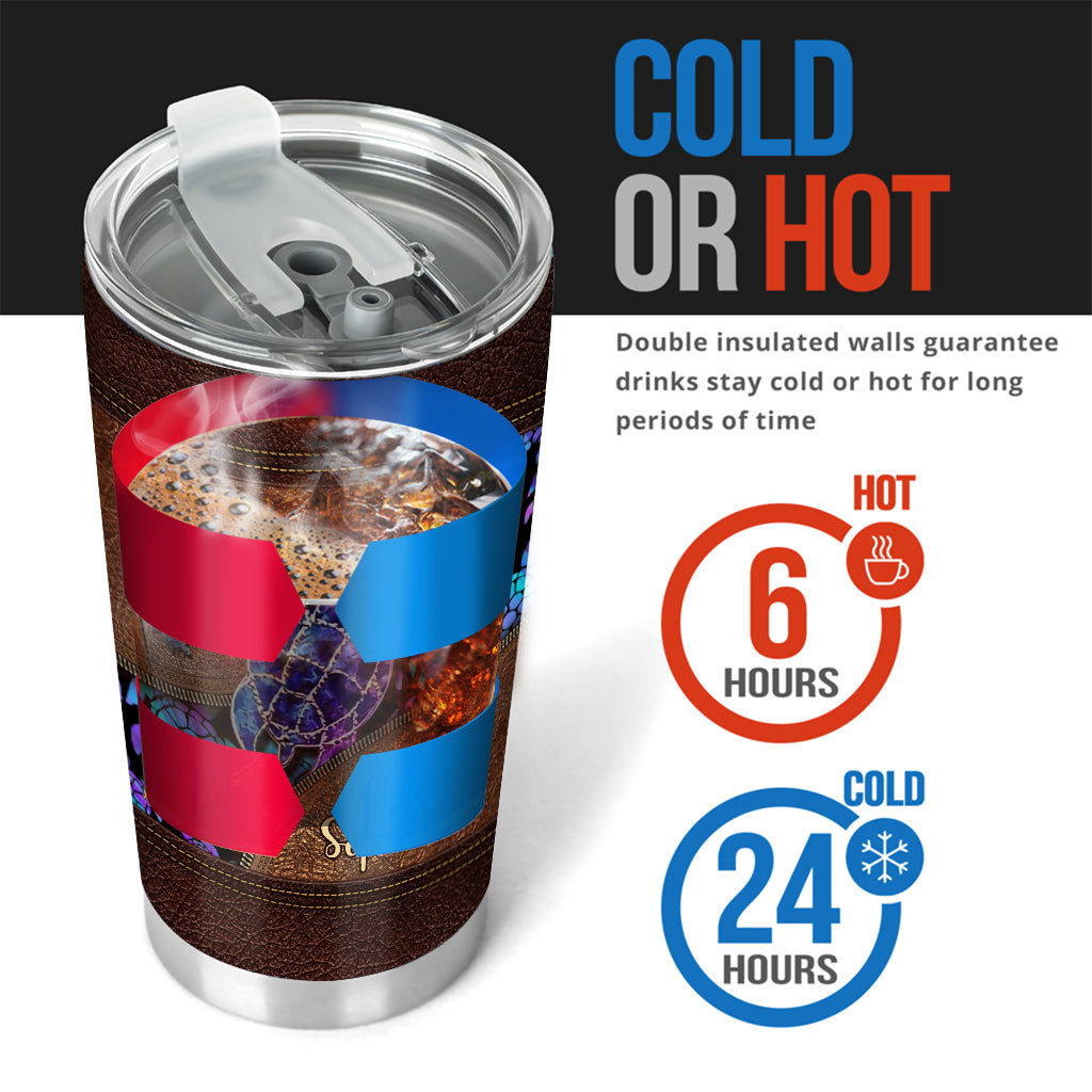 Salty Lil' Beach – Personalisierter Schildkröten-Trinkbecher