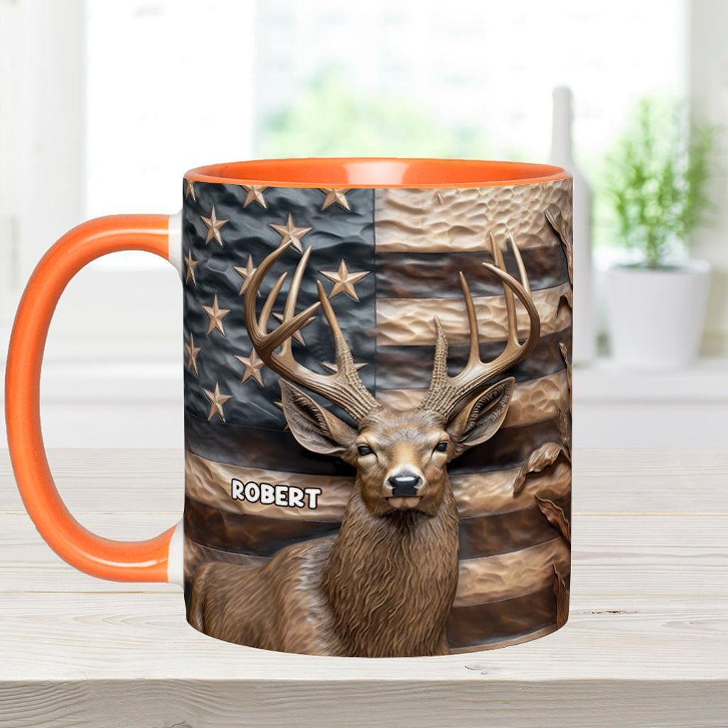 Deer Hunting - Personalized Hunting Accent Mug