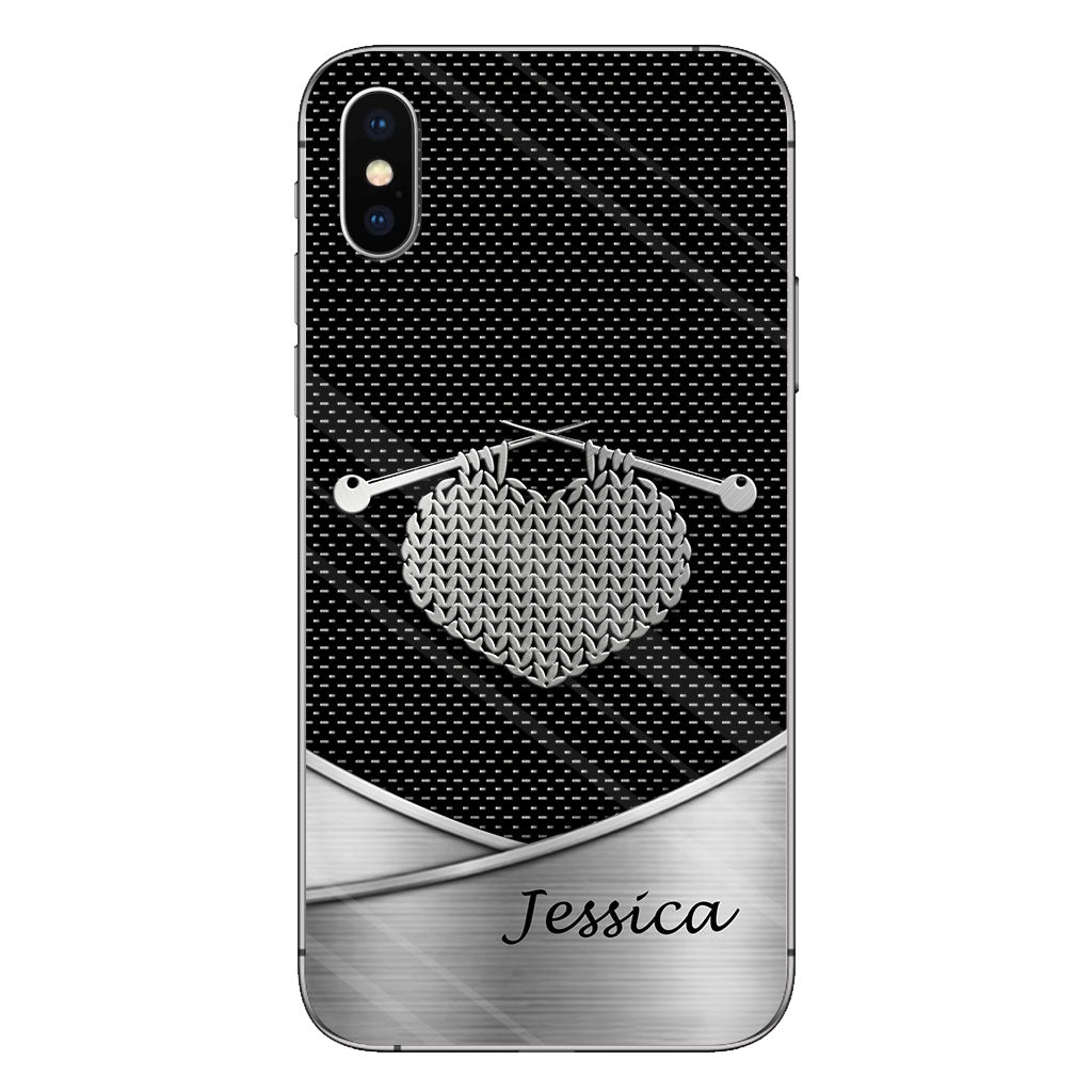 Love Knitting - Personalized Knitting Phone Case
