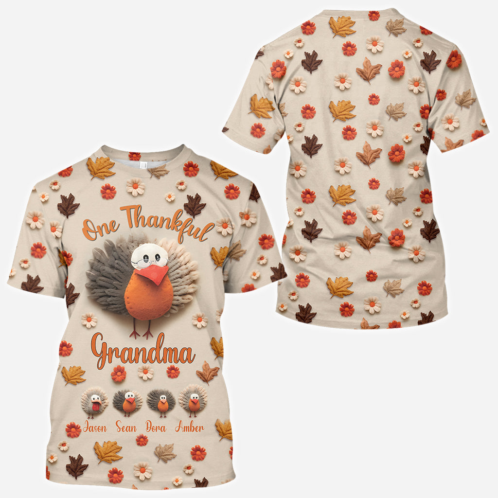 Eine dankbare Oma – Personalisiertes Oma-Shirt