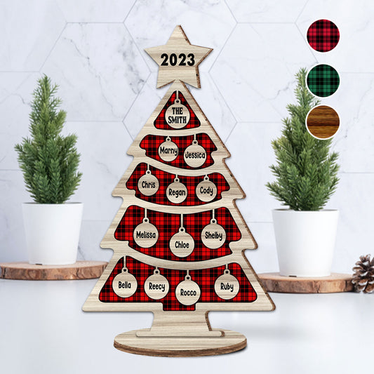 Zuhause ist es am schönsten – Personalisierte, freistehende Holzplakette für die Familie