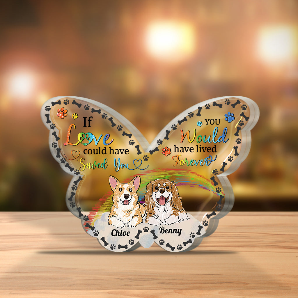 Dogs Cats Lovers - Personalized Dog Custom Shaped Acrylic Plaque
