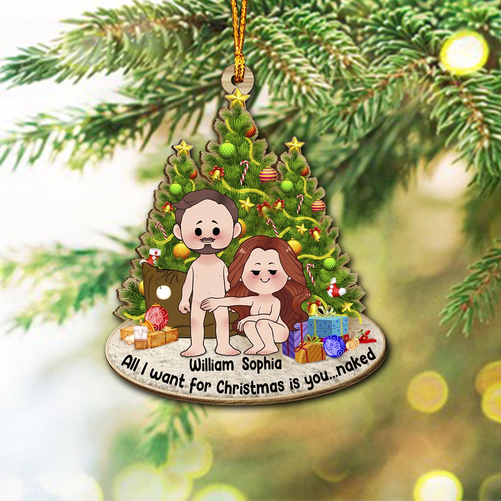 Alles, was ich mir zu Weihnachten wünsche, bist du – Personalisierter Weihnachtsschmuck für Paare