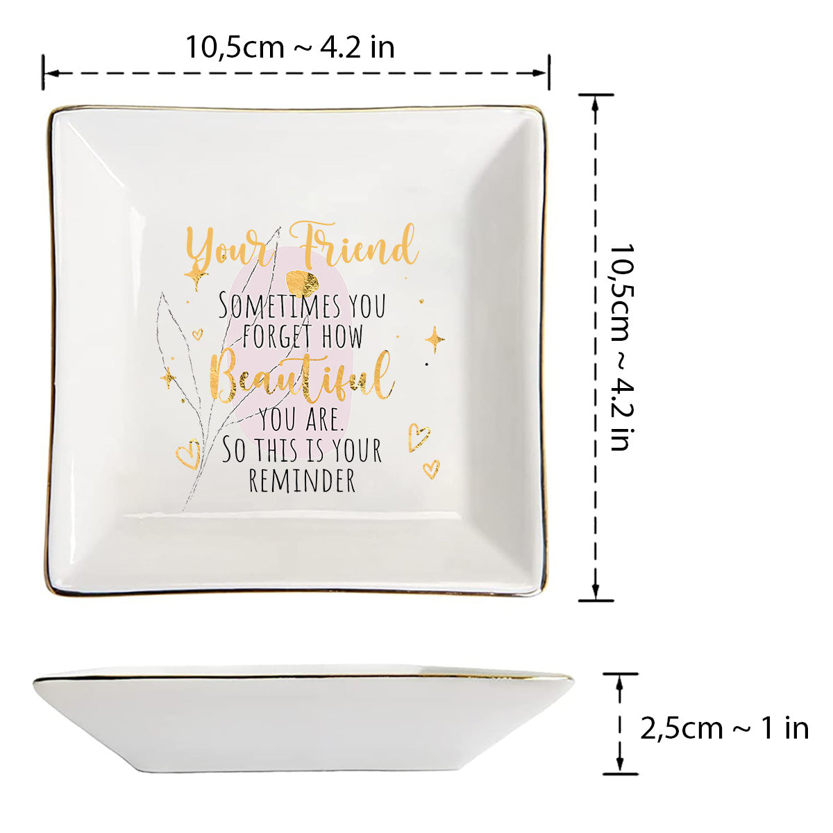 This Is Your Reminder - Gift for mom, grandma, daughter, granddaughter, aunt, wife, girlfriend, friend - Personalized Jewelry Dish