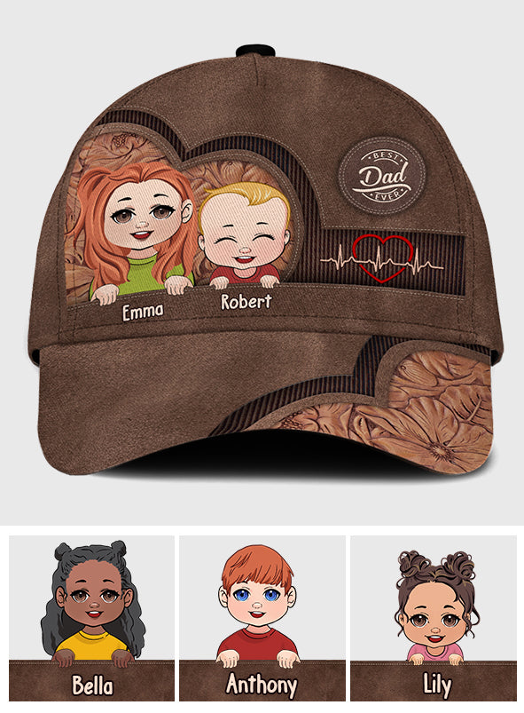 Bester Papa, Mama, Oma, Opa aller Zeiten – Geschenk für Papa, Mama, Oma, Opa, Onkel, Tante – Personalisierte klassische Kappe