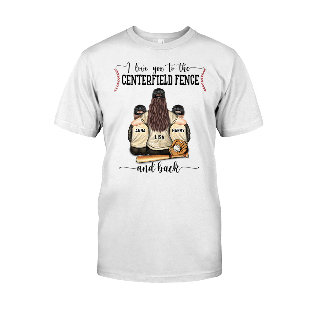 Mein Herz schlägt für dieses Spielfeld – Personalisiertes Baseball-T-Shirt und Hoodie