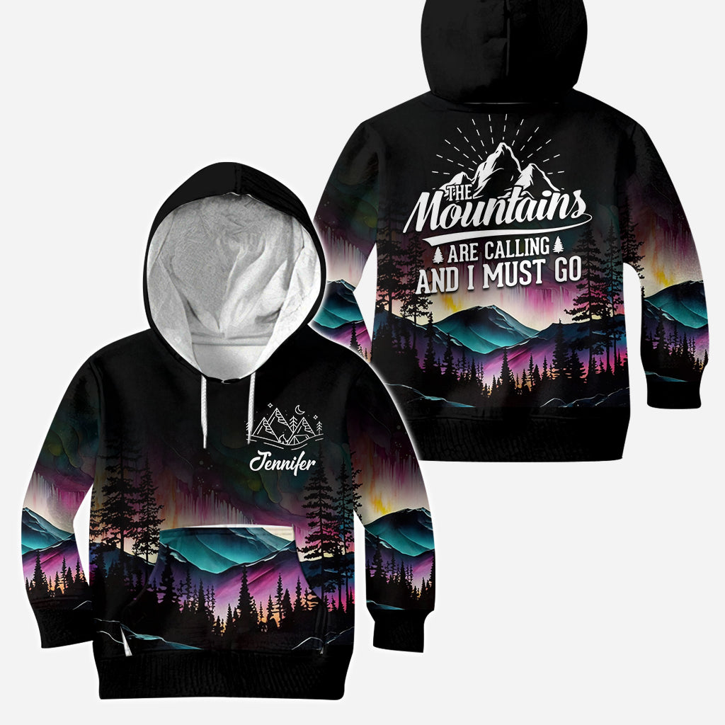 The Mountain Is Calling - Personalized Hiking Hoodie and Leggings
