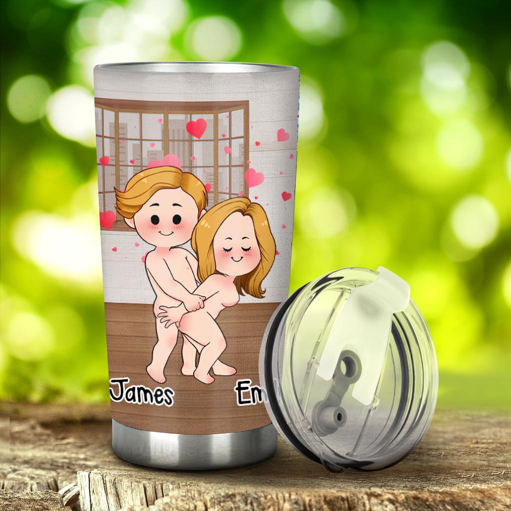 Making You Smile - Personalized Couple Tumbler