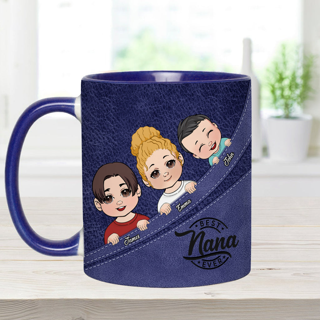 Beste Oma / Opa / Papa / Mama aller Zeiten - Personalisierte Tasse mit Oma-Akzent