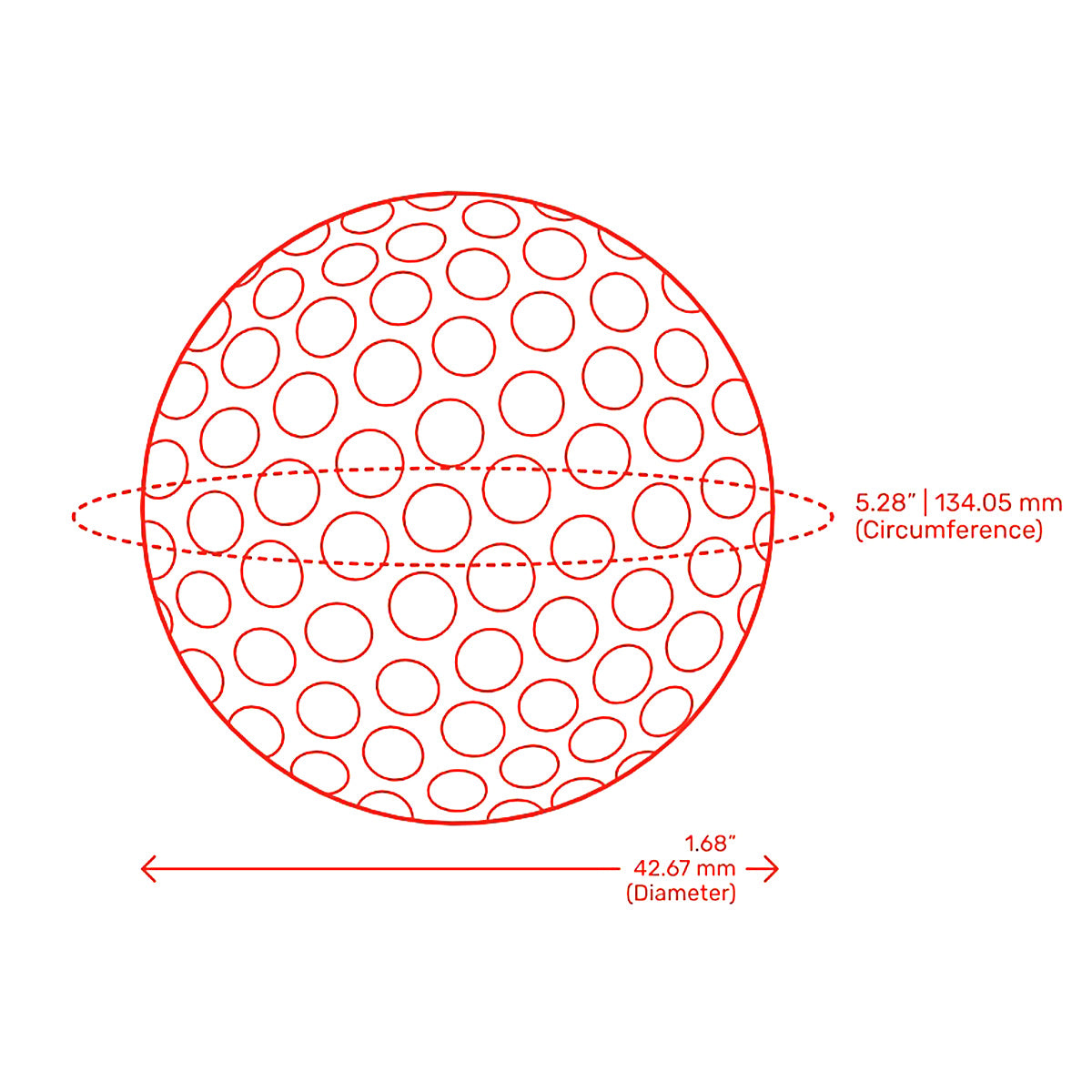 Ruhe bewahren – Golfgeschenk für Papa, ihn, Freund, Ehemann, Opa – Personalisierter Golfball