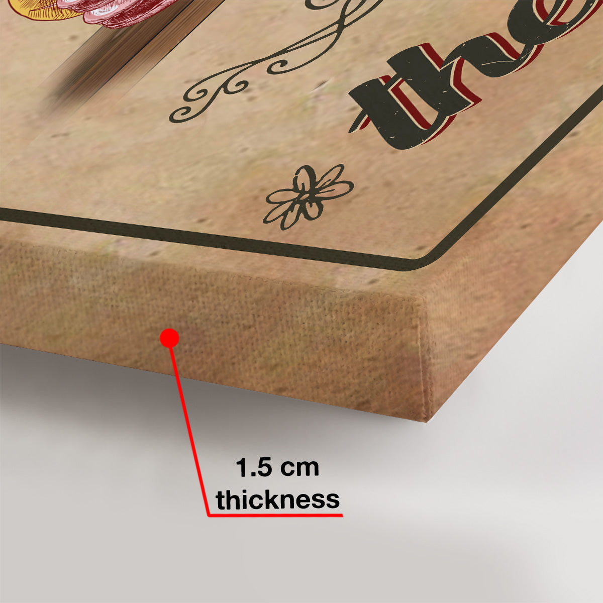 Willkommen in meiner Frauenhöhle – Personalisierte Backleinwand und Poster