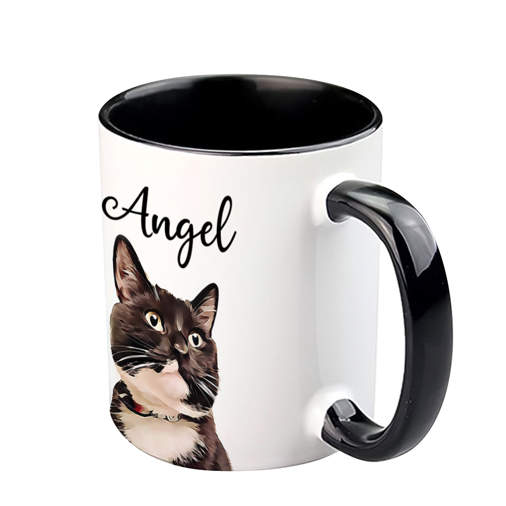 Personalisierte Tasse mit Katzenmotiv für Katzenliebhaber