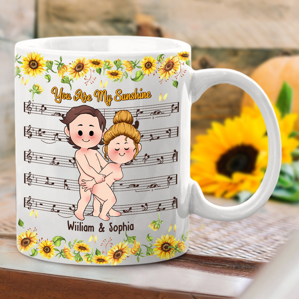 You Are My Sunshine - Personalized Couple Mug