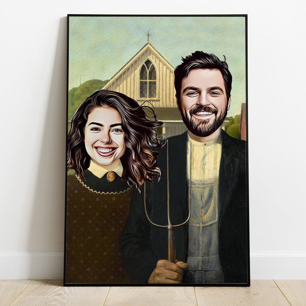 Lustiges Geschenk für Horrorfilm-Fans – Personalisierte Halloween-Leinwand und Poster