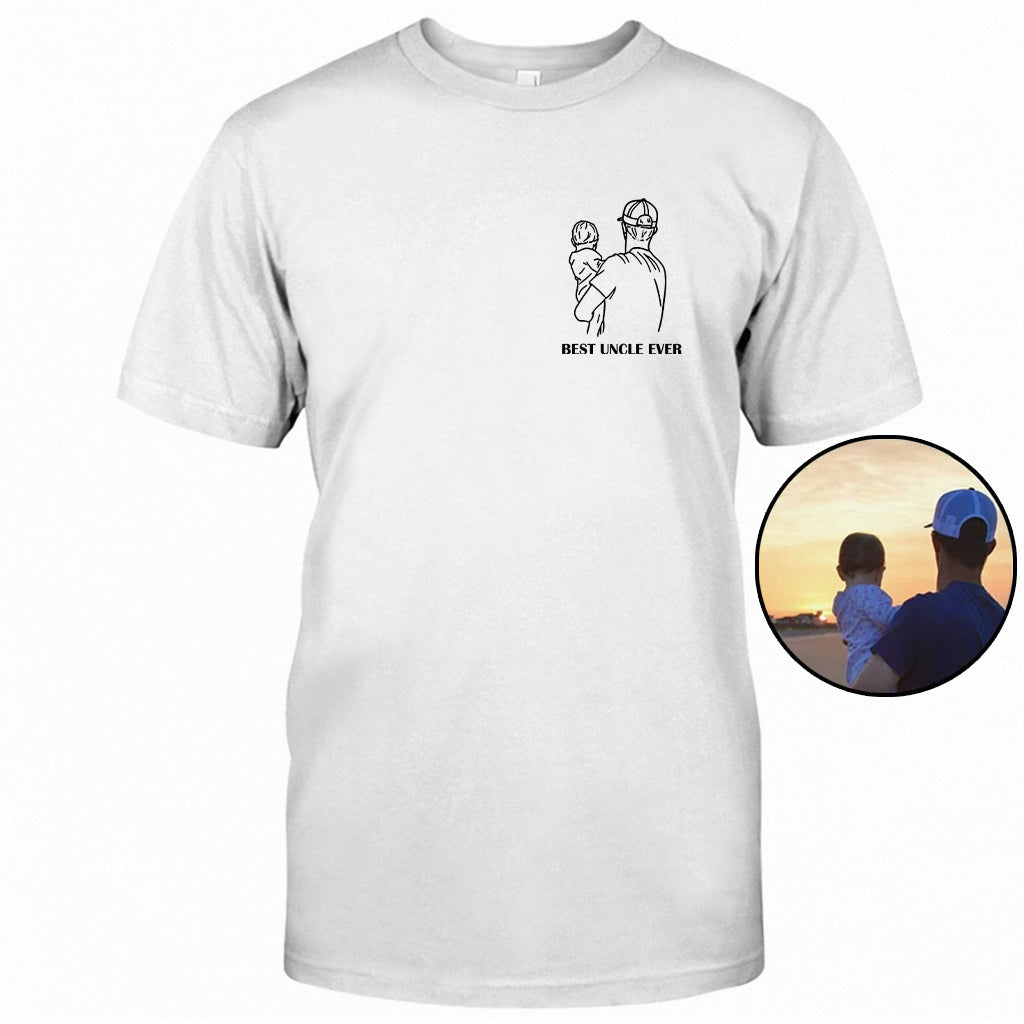 Bester Onkel aller Zeiten – Geschenk für Onkel – Personalisiertes T-Shirt und Hoodie