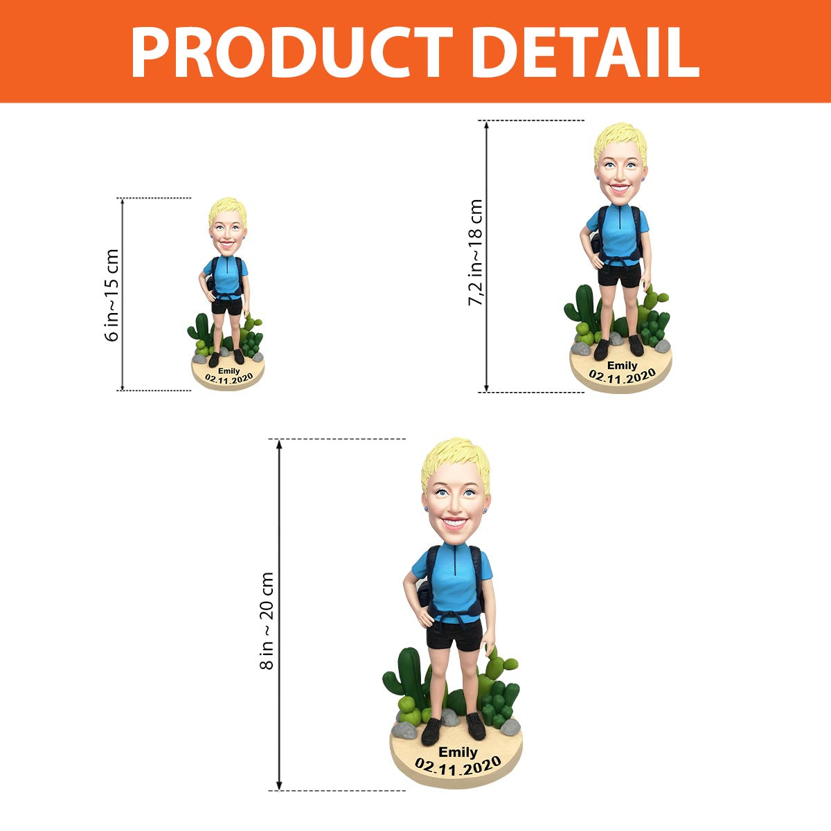 Hiking Society – Personalisierte Wander-Wackelkopffigur